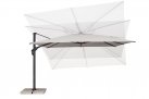 Parasol obrotowy pochylany 2 płaszczyzny alu grafit poszycie szarobeżowe ARIES 3x3Parasol obrotowy pochylany 2 płaszczyzny alu grafit poszycie szarobeżowe ARIES 3x4