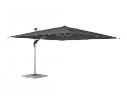 Parasol obrotowy pochylany 2 płaszczyzny alu grafit poszycie szarobeżowe ARIES 3x3Parasol obrotowy pochylany 2 płaszczyzny alu grafit poszycie grafitowe ARIES 3x4