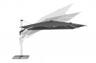 Parasol obrotowy pochylany 2 płaszczyzny alu grafit poszycie szarobeżowe ARIES 3x3Parasol obrotowy pochylany 2 płaszczyzny alu grafit poszycie grafitowe ARIES 3x4