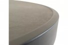 Owalny stół grafitowy MURCIA 242x117 podstawa gwiazda z blatem ceramicznym 13 mm