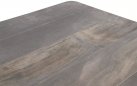 Kwadratowy beżowy aluminiowy stół ogrodowy CASTILLA 100x100 cm 