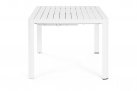 Biały stół rozkładany aluminiowy na taras KIPLIN 149x97-149  bizzotto