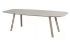 Stół na taras aluminiowy MANOLO beżowy 240 cm z blatem ceramicznym