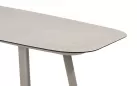 Stół na taras aluminiowy MANOLO jasnoszary 240 cm z blatem ceramicznym