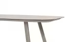 Stół na taras aluminiowy MANOLO jasnoszary 240 cm z blatem ceramicznym