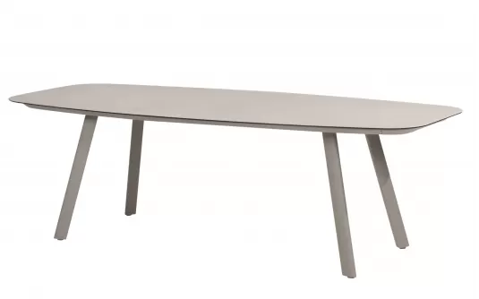 Stół na taras aluminiowy MANOLO jasnoszary 240 cm z blatem ceramicznym Stół na taras aluminiowy MANOLO jasnoszary 240 cm z blatem ceramicznym