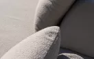 Narożnik ogrodowy wypozcynkowy SANTORINI 4SO obicie tkaniną boucle