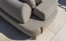 Narożnik ogrodowy wypozcynkowy SANTORINI 4SO obicie tkaniną boucle
