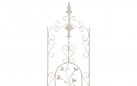 2x kremowy antyczny trelisa ogrodowa z ornamentem wys 105 cm BHURA 