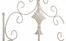 2x kremowy antyczny trelisa ogrodowa z ornamentem wys 105 cm BHURA 