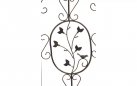 2x trelisa ogrodowa kolor brąz metaliczny z ornamentem wys 105 cm BHURA 