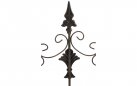 2x trelisa ogrodowa kolor brąz metaliczny z ornamentem wys 105 cm BHURA 