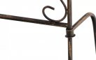 2x trelisa ogrodowa kolor brąz metaliczny z ornamentem wys 105 cm BHURA 