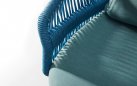 Niebieski ekskluzywny komplet wypoczynkowy AIO Higold lina polipropylenowa