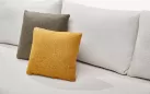 Beżowy ekskluzywny narożnik na taras aluminiowy AIO Higold lina polipropylenowa