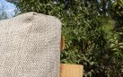 Ekskluzywny komplet wypoczynkowy tarasowy z drewna teak LUCAS 4SO grube poduszki Olefin