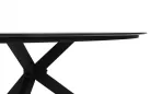 Okrągły stół d160 cm aluminiowy ciemnoszary LOCARNO 4SO blat HPL 