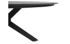 Okrągły stół d160 cm aluminiowy ciemnoszary LOCARNO 4SO blat HPL 