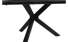 Okrągły stół d160 cm aluminiowy ciemnoszary LOCARNO 4SO blat HPL 