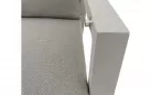 Sofa ogrodowa 3-osobowa z pochylanymi oparciami aluminiowa jasnobeżowa OHIO