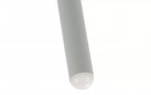 ZIELONOSZARY okrągły stolik kawowy na taras i do domu MINO d60 cm blat polipropylen / nogi metal lakierowany