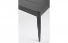 Grafitowy stół aluminiowy na taras NEBULA 160 blat aluminium