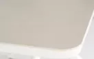 Stół ogrodowy rozkładany z blatem z kamienia spiekanego w kolorze białym z aluminium Pascal 200-260 cm