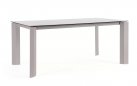Beżowy stół ogrodowy aluminiowy OTAVIO 180 cm  z ceramicznym blatem 