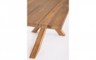 Stół ogrodowy teakowy JERSEY 240x100 cm podstawa krzyżowa