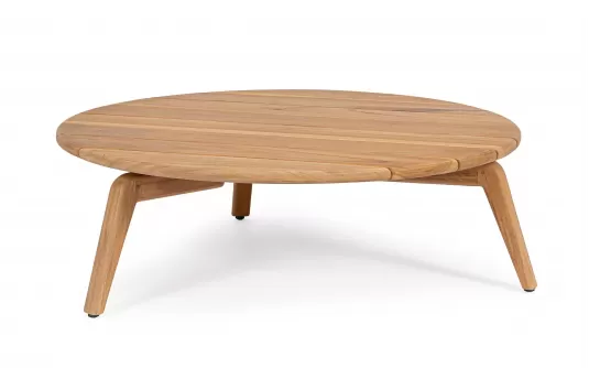 Okragły stolik kawowy teak Ø90 cm EULARIA bizzotto