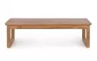 Stolik kawowy EVORA 1200x60 cm prostokątny drewno teak premium