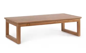 Stolik kawowy EVORA 1200x60 cm prostokątny drewno teak premium