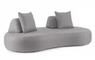 Ciemnoszara sofa nowoczesna na taras Olfein PIPER bizzotto