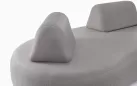 Ciemnoszara sofa nowoczesna na taras Olfein PIPER bizzotto