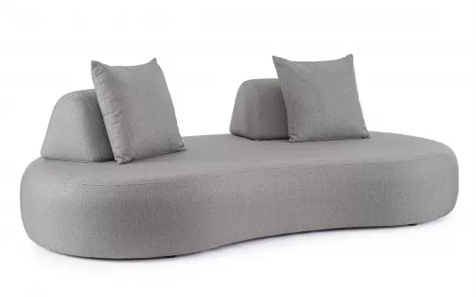 Ciemnoszara sofa nowoczesna na taras Olfein PIPER bizzotto Ciemnoszara sofa nowoczesna na taras Olfein PIPER bizzotto