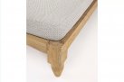 Zestaw 2 sofa / łóżko ogrodowe z teaku BALI bizzotto poduszki beżowe