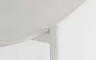 Meble ogrodowe na balkon aluminiowe kolor jasnoszary MIRAVET lina beżowa bizzotto