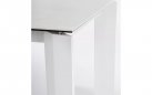 Biały stół ogrodowy aluminiowy OTAVIO 180 cm  z ceramicznym blatem 