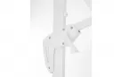 Biały parasol z nogą boczną 3x3 m VEGA bizzotto noga biała