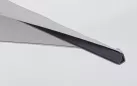 Parasol obrotowy aluminiowy antracyt poszycie jasnoszare INES 4x4 bizzotto
