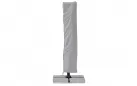 Parasol obrotowy aluminiowy antracyt poszycie jasnoszare INES 4x4 bizzotto