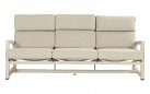 Zestaw ogrodowy Hartman GO – beżowe aluminium sofa 3-osobowa + 2 fotele - tkanina olefin