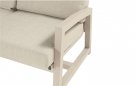Zestaw ogrodowy Hartman GO – beżowe aluminium sofa 3-osobowa + 2 fotele - tkanina olefin