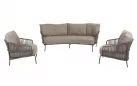 Zaokrąglona 3-osobowa sofa wypoczynkowa CAPALBIO  4SO