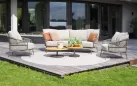 Zaokrąglona 3-osobowa sofa wypoczynkowa CAPALBIO  4SO