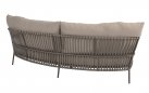 Zaokrąglona 3-osobowa sofa wypoczynkowa CAPALBIO  4SO