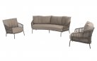 Zaokrąglona 3-osobowa sofa wypoczynkowa CAPALBIO  4SO