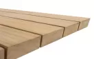 Stół barowy antracytowy PRADO z blatem teak PRADO 4SO
