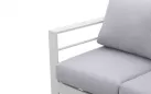 Aluminiowy zestaw ogrodowy wypoczynkowy ISIDORO biały