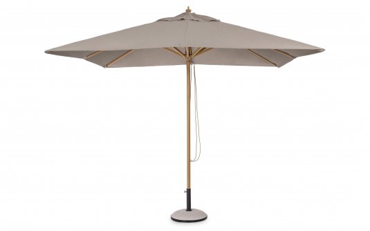 Parasol ogrodowy noga centralna aluminowa powłoka drewnopodobna ECLIPSE poszycie taupe Parasol ogrodowy noga centralna aluminowa powłoka drewnopodobna ECLIPSE poszycie taupe